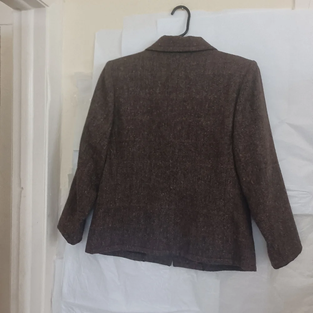 ♥️Saint Laurent rive gauche wool blend vintage blazer size 46 - Picture 5 of 13